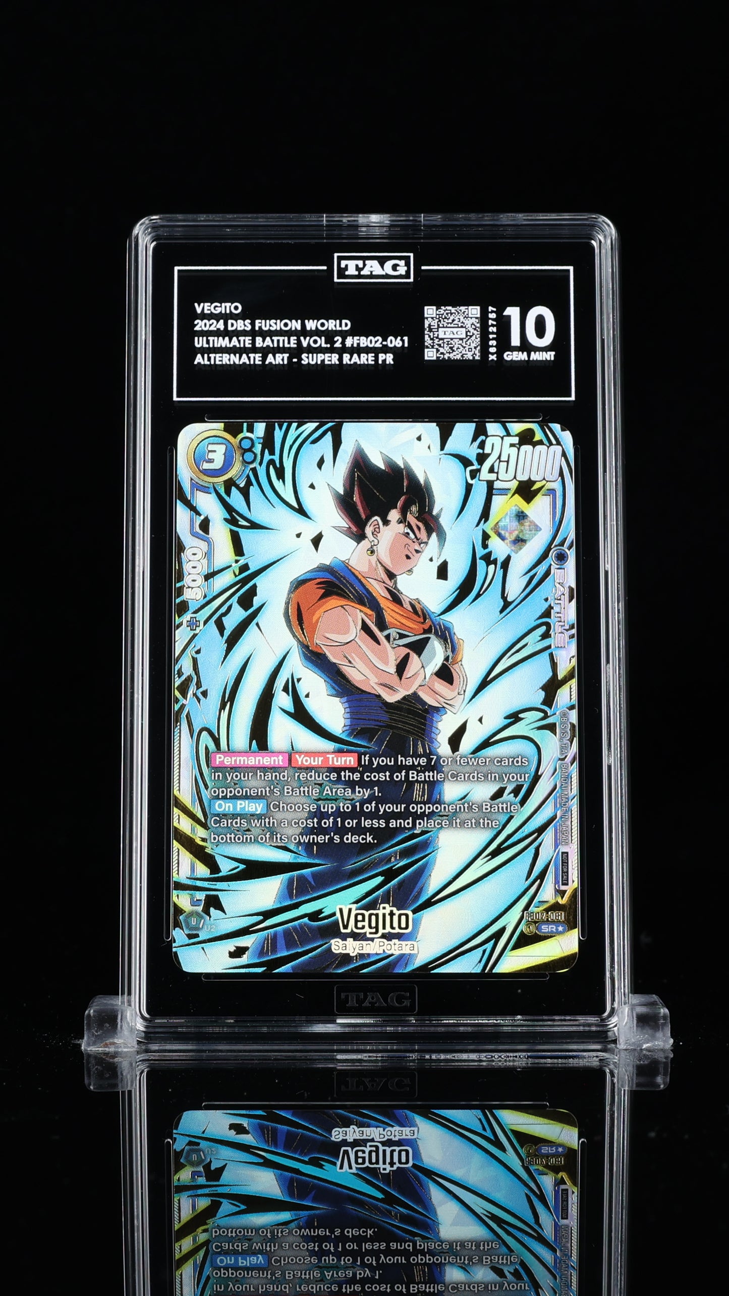 Vegito Ultimate Battle Vol. 2 10 GEM MINT
