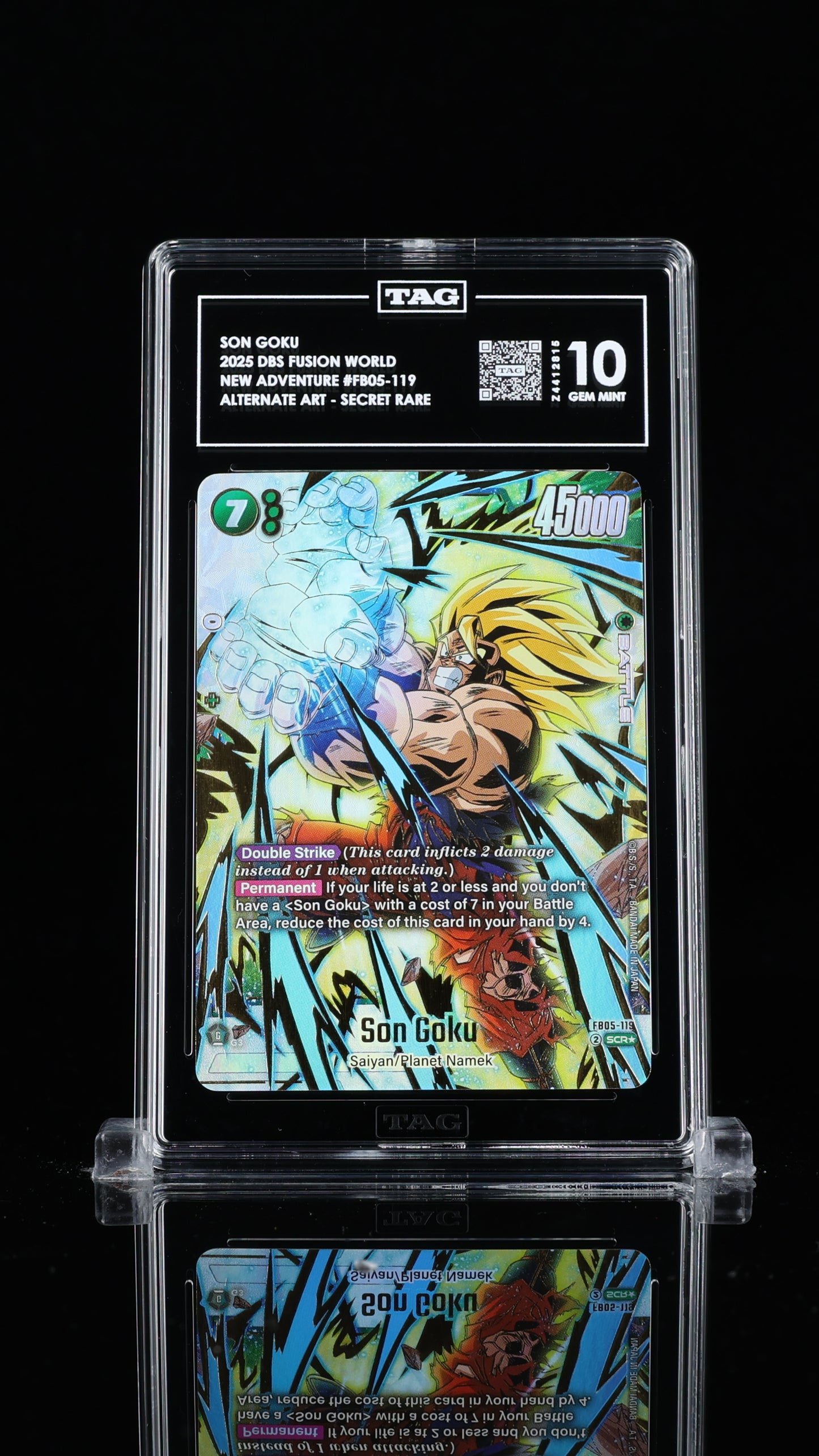 Son Goku Secret Rare Alternate Art 10 GEM MINT