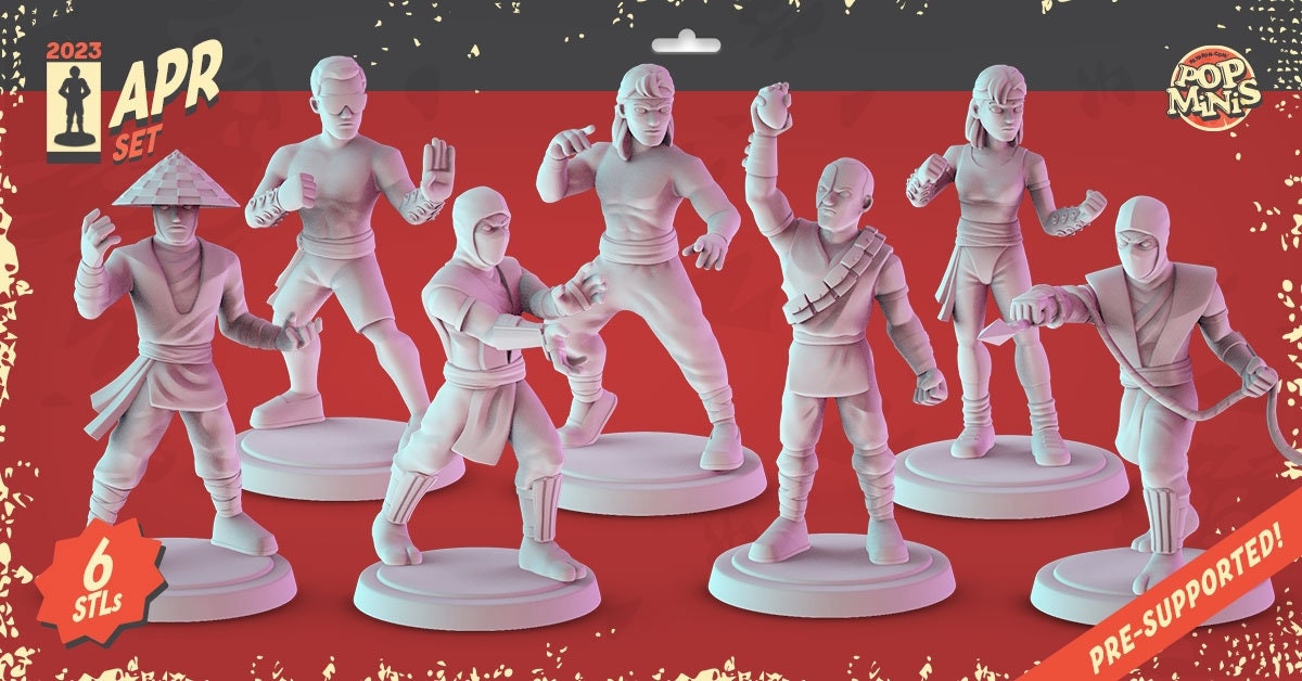 Mortal Kombat | 32MM | Pop Minis Miniatures 2023.04