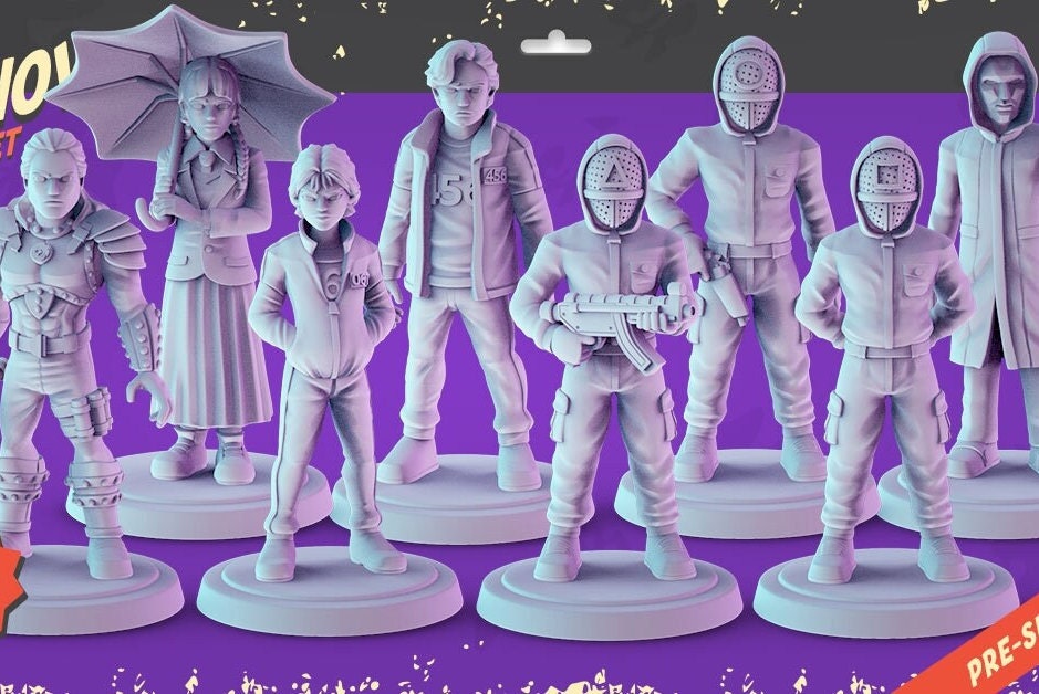 Netflix | 32MM | Pop Minis Miniatures 2023.11