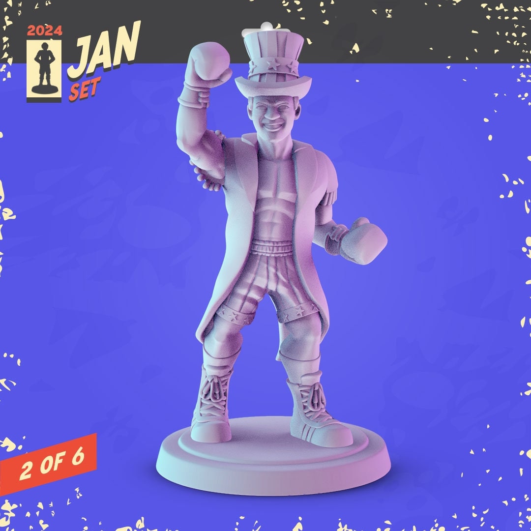 Rocky | 32MM | Pop Minis Miniatures 2024.01