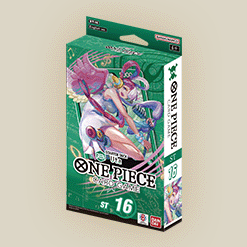 one piece card game uta starter deck STARTER DECK -GREEN Uta- [ST-16] One Piece Card Game – NYZ FIGHTERS