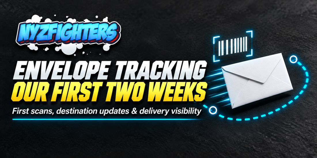 NYZ Fighters Envelope Tracking: Our First Two Weeks. First scans, destination updates and delivery visibility.