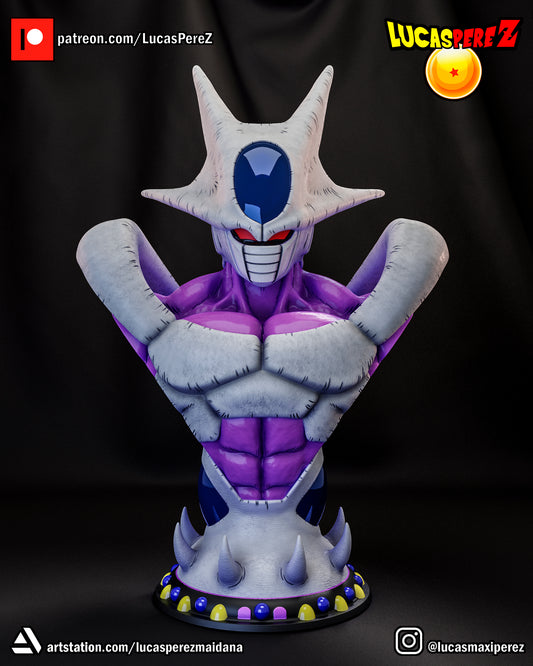 Cooler Bust 1:6 or 1:10 Scale | Dragon Ball Z Scale Model | Lucas Perez