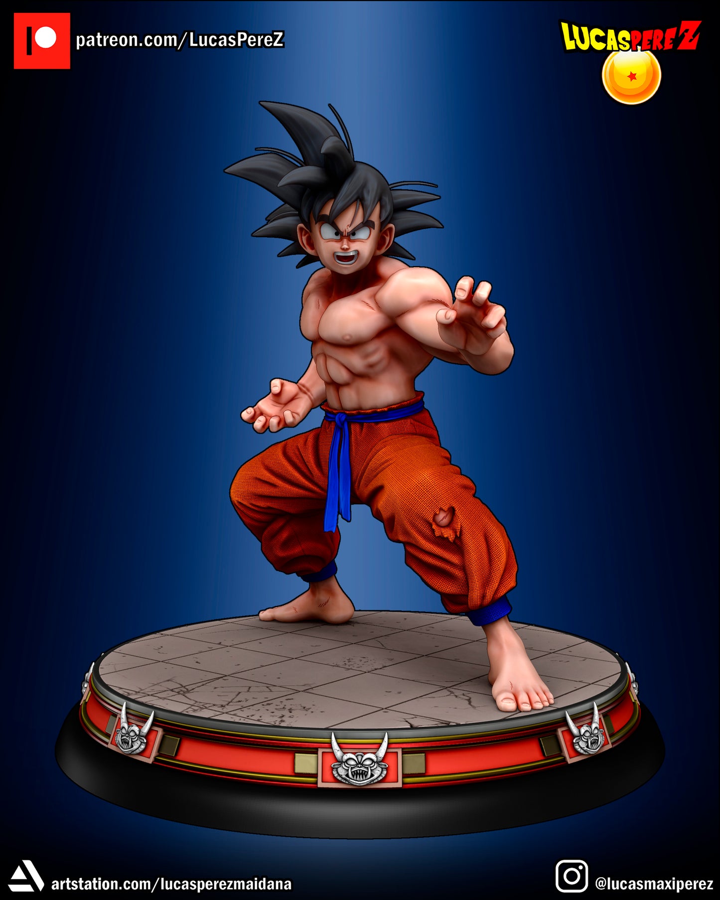 Goku World Tournament 1:6 Scale | Dragon Ball Z Scale Model | Lucas Perez