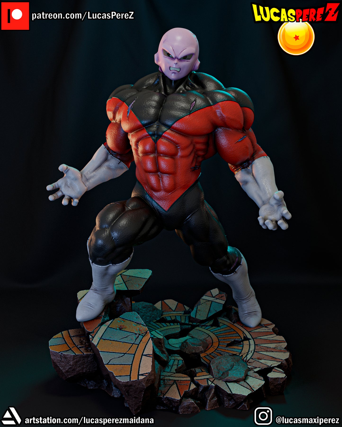 Jiren 1:6 Scale Model | Dragon Ball Z | Lucas Perez