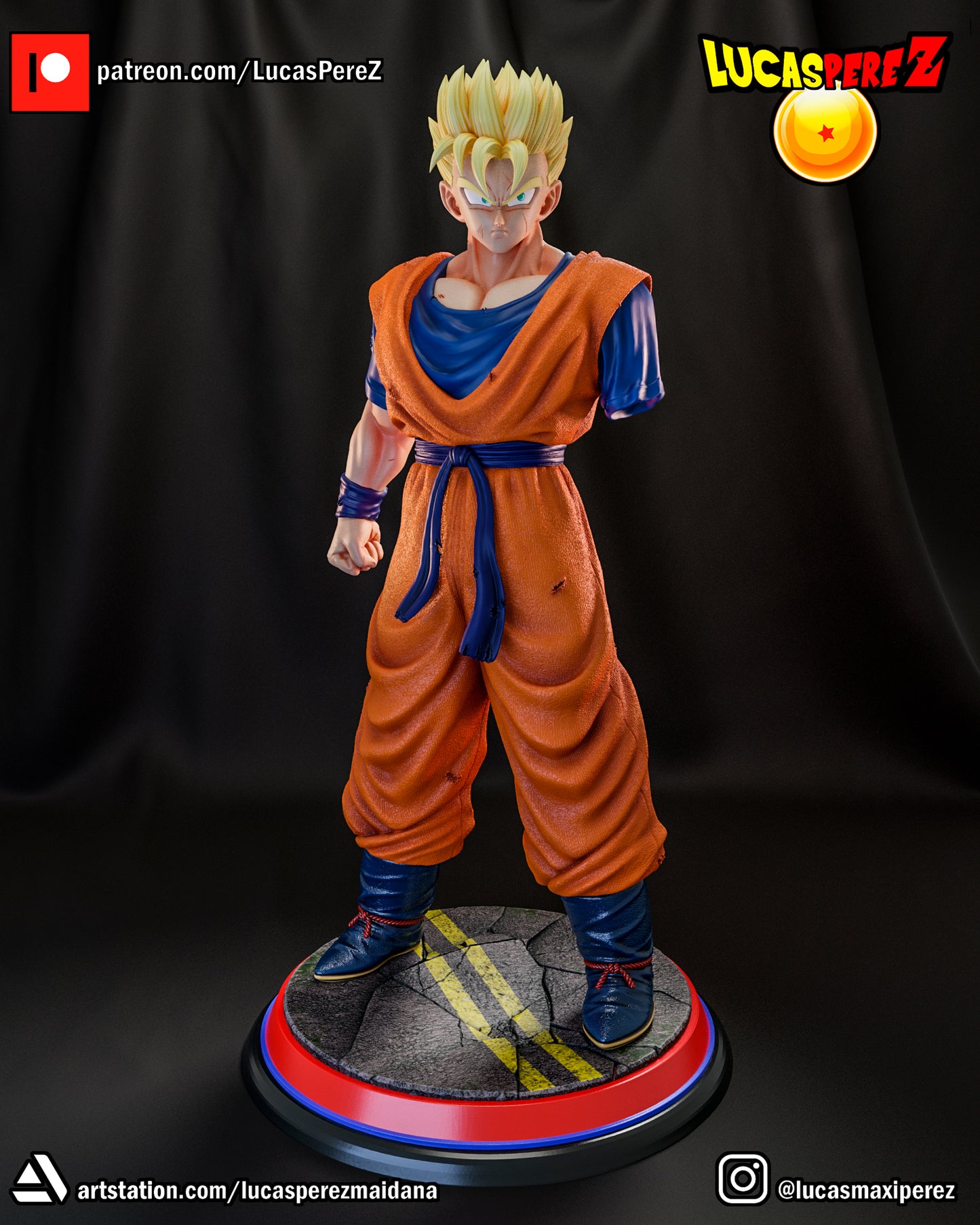 Future Gohan 1:6 Scale | Dragon Ball Z Scale Model | Lucas Perez