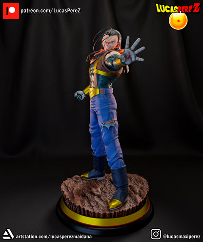 Super Android 17 1:6 Scale | Dragon Ball Z Scale Model | Lucas Perez