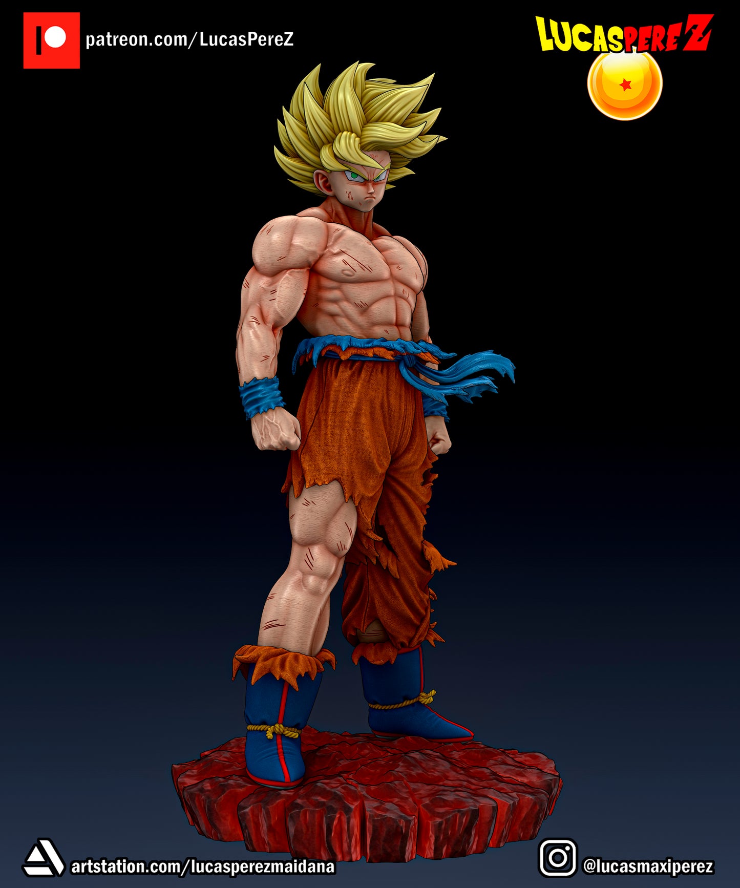 Goku Namek 1:6 Scale Model | Dragon Ball Z | Lucas Perez