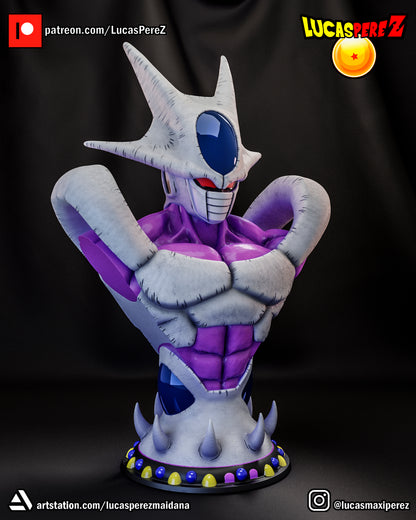 Cooler Bust 1:6 or 1:10 Scale | Dragon Ball Z Scale Model | Lucas Perez