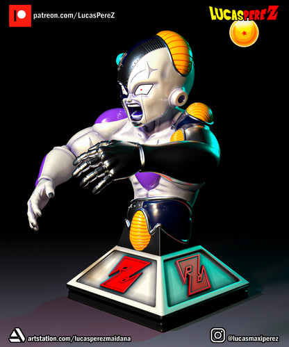 Mecha Frieza Bust 1:6 or 1:10 Scale | Dragon Ball Z Scale Model | Lucas Perez