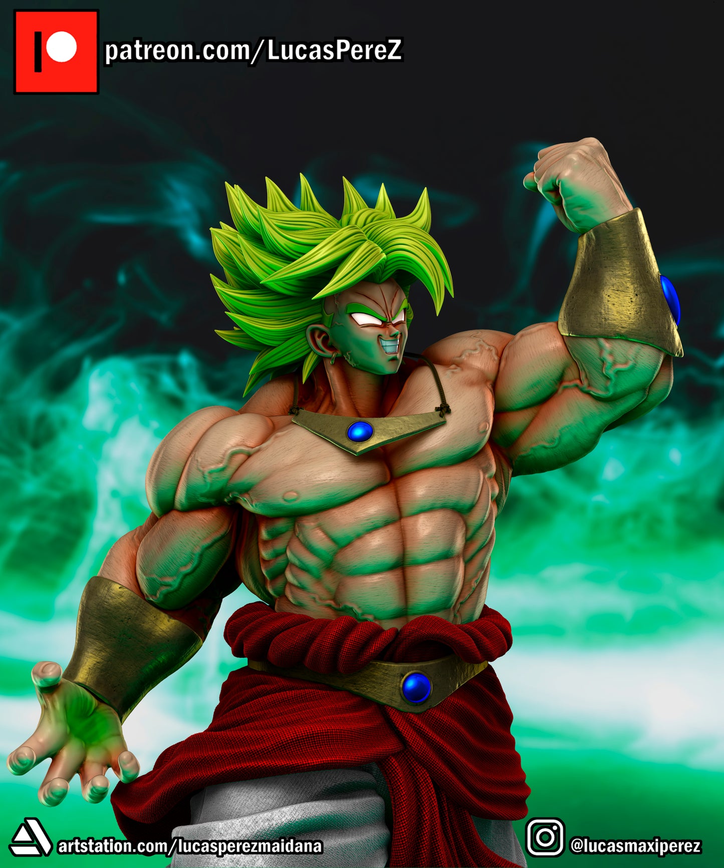 Broly Full Body 1:6 Scale | Dragon Ball Z Scale Model | Lucas Perez