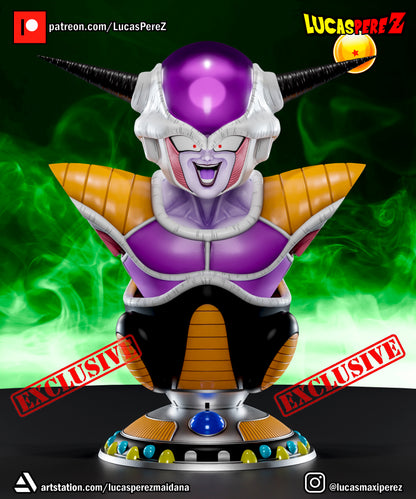 Frieza BUST 1:6 or 1:10 Scale | Dragon Ball Z Scale Model | Lucas Perez