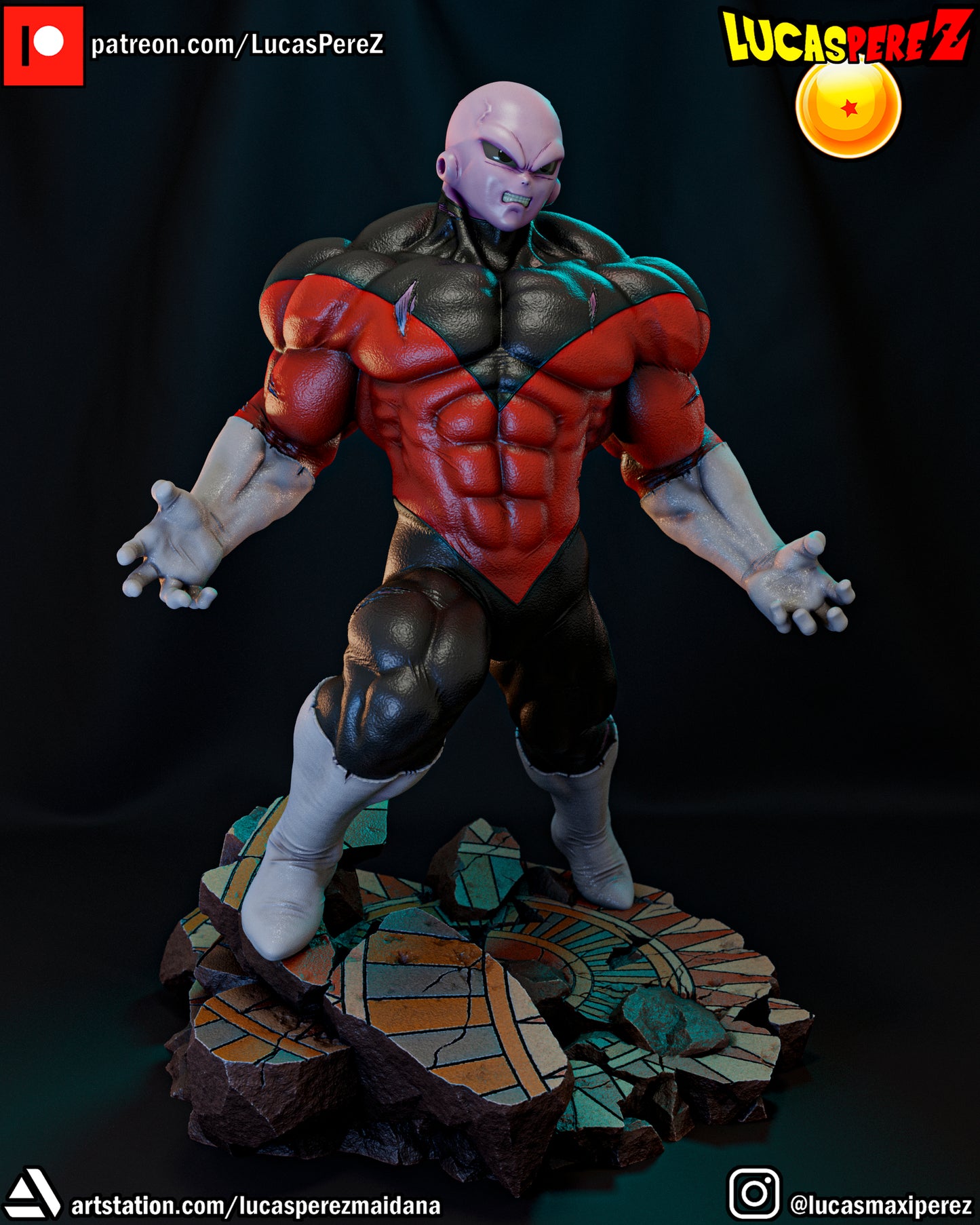 Jiren 1:6 Scale Model | Dragon Ball Z | Lucas Perez