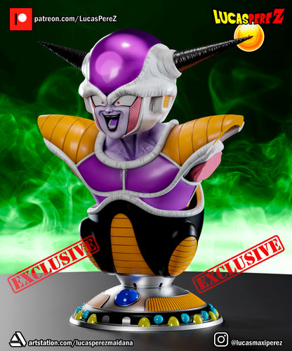 Frieza BUST 1:6 or 1:10 Scale | Dragon Ball Z Scale Model | Lucas Perez