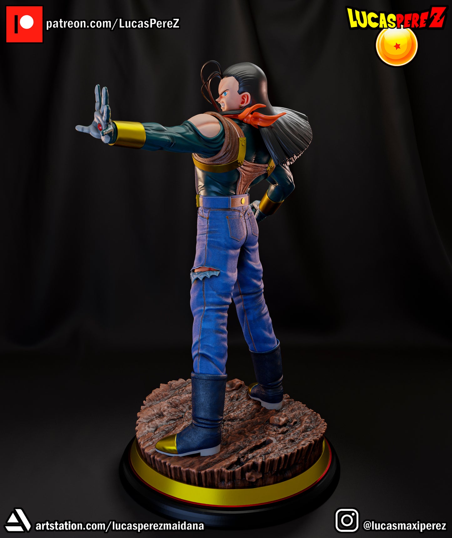 Super Android 17 1:6 Scale | Dragon Ball Z Scale Model | Lucas Perez