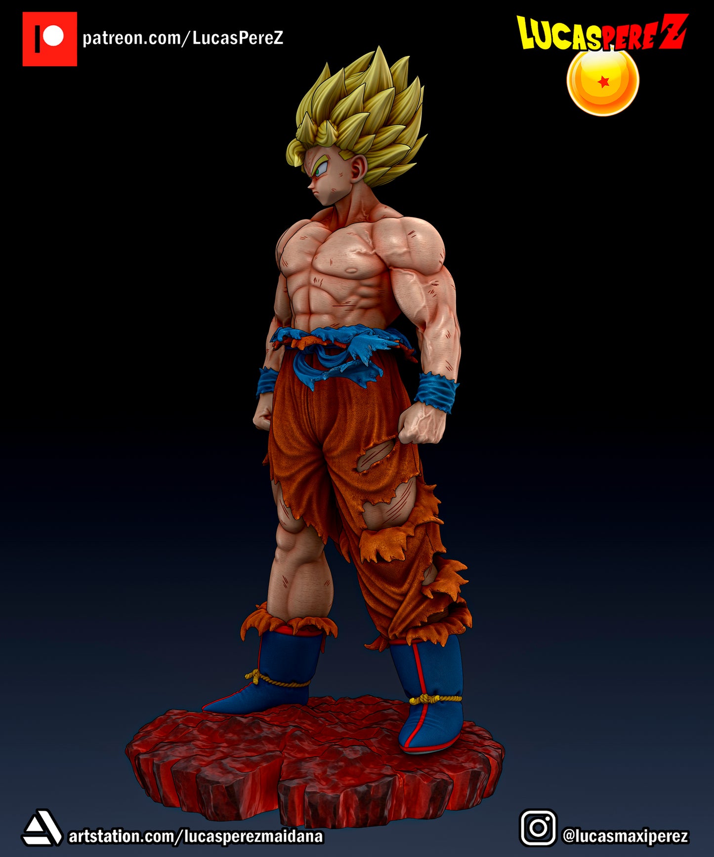 Goku Namek 1:6 Scale Model | Dragon Ball Z | Lucas Perez