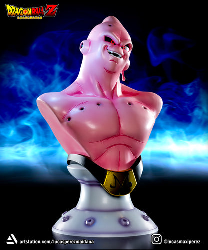 Majin Buu BUST 1:6 or 1:10 Scale | Dragon Ball Z Scale Model | Lucas Perez