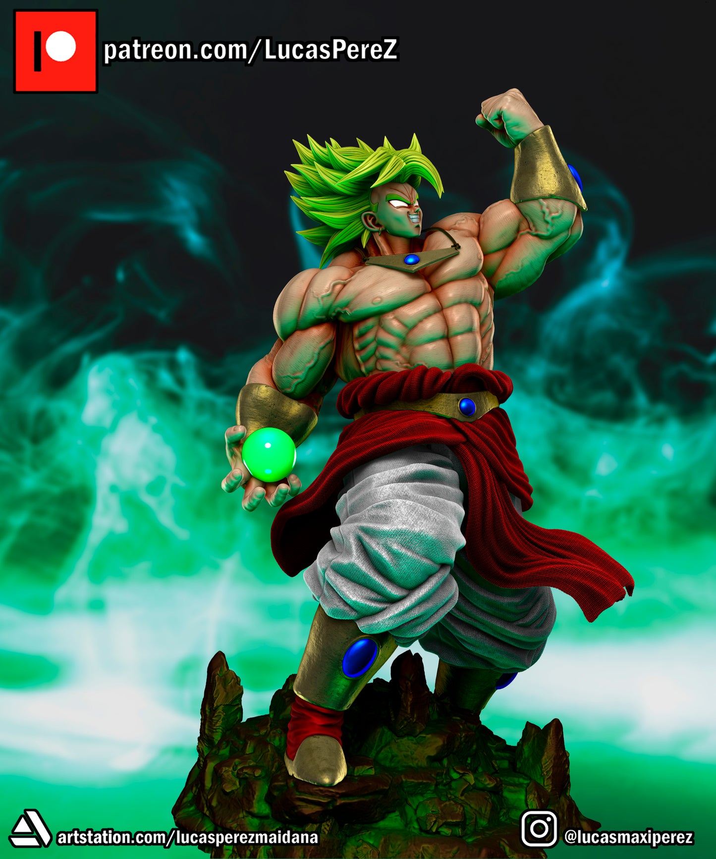 Broly Full Body 1:6 Scale | Dragon Ball Z Scale Model | Lucas Perez