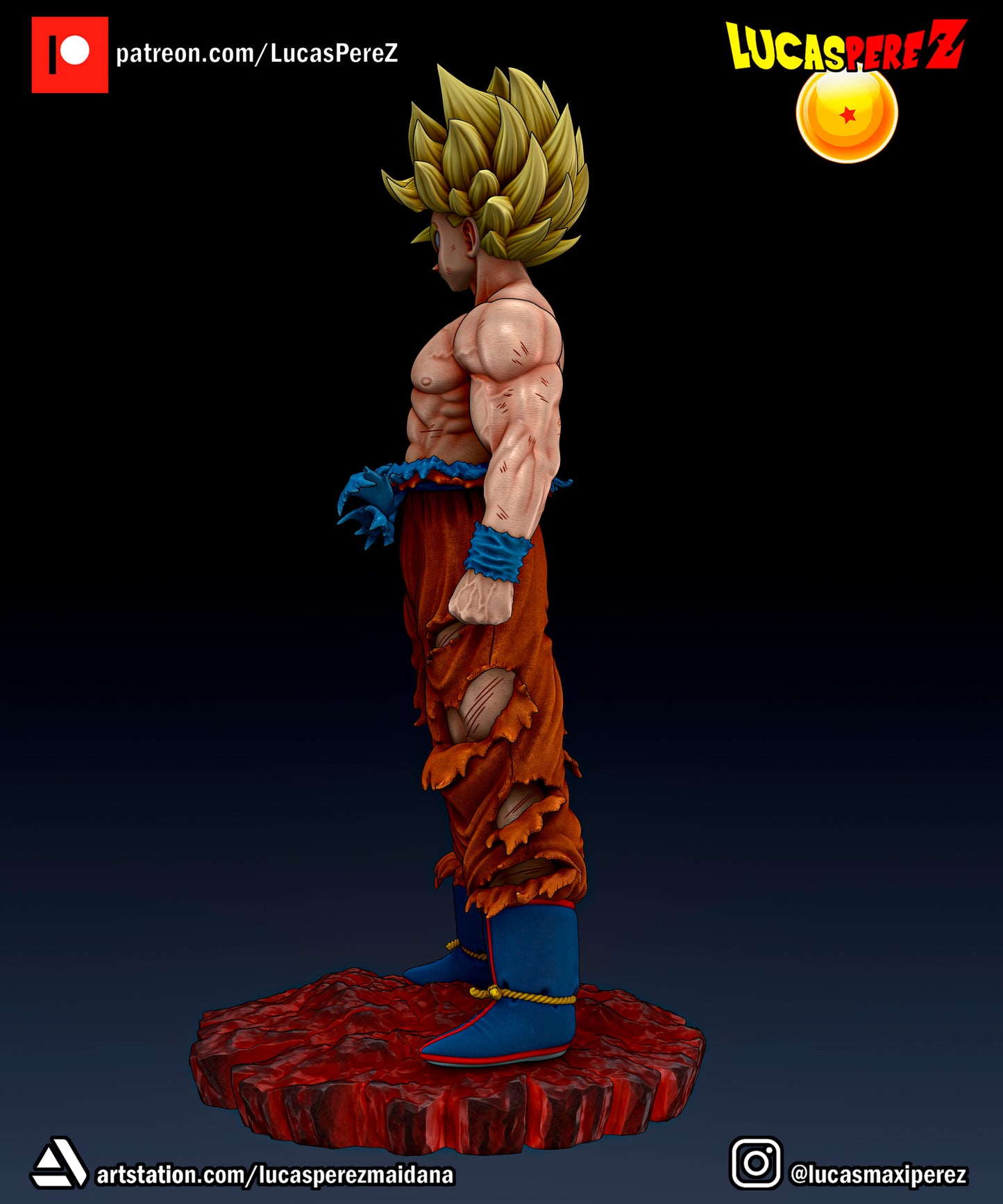 Goku Namek 1:6 Scale Model | Dragon Ball Z | Lucas Perez