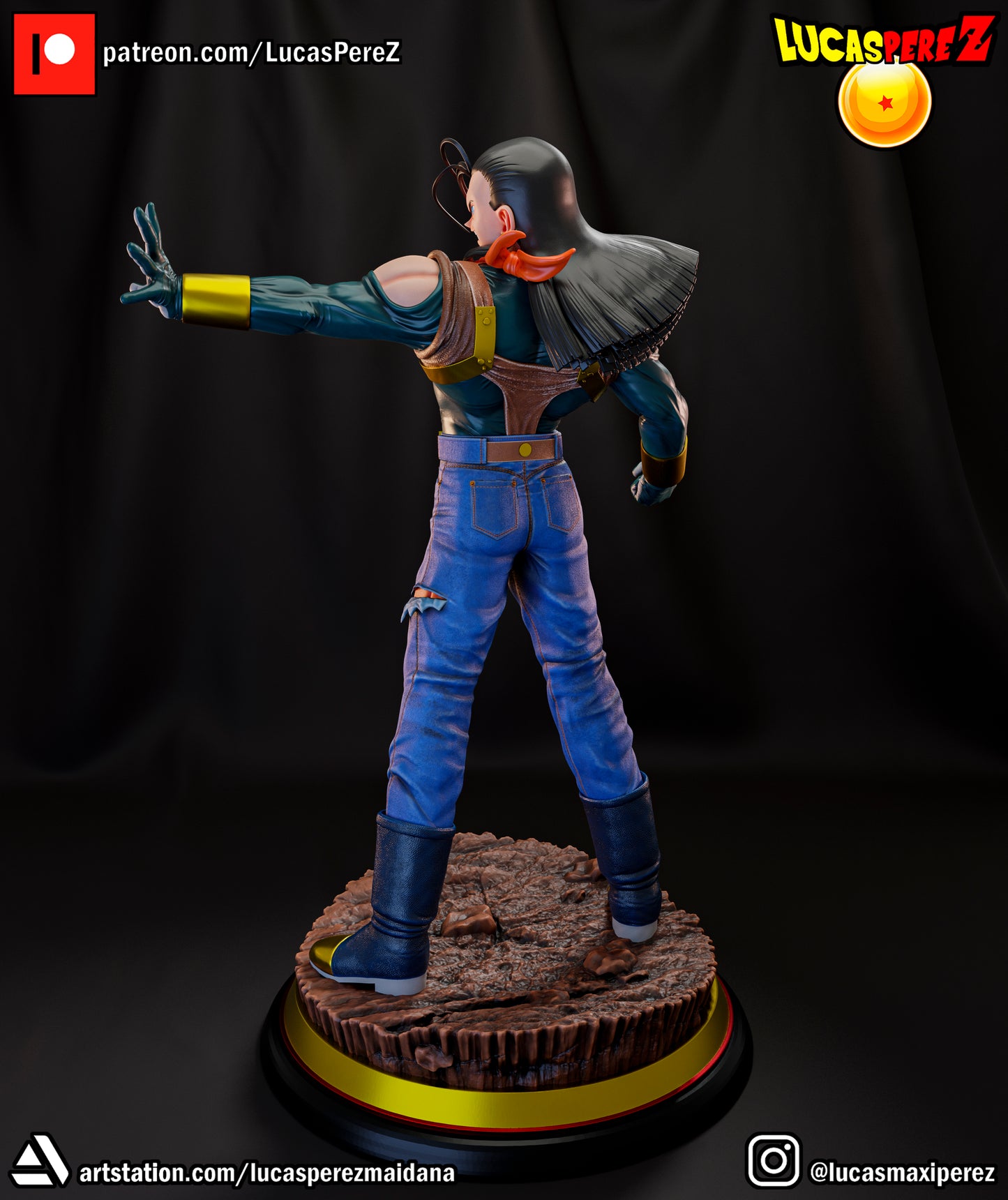 Super Android 17 1:6 Scale | Dragon Ball Z Scale Model | Lucas Perez