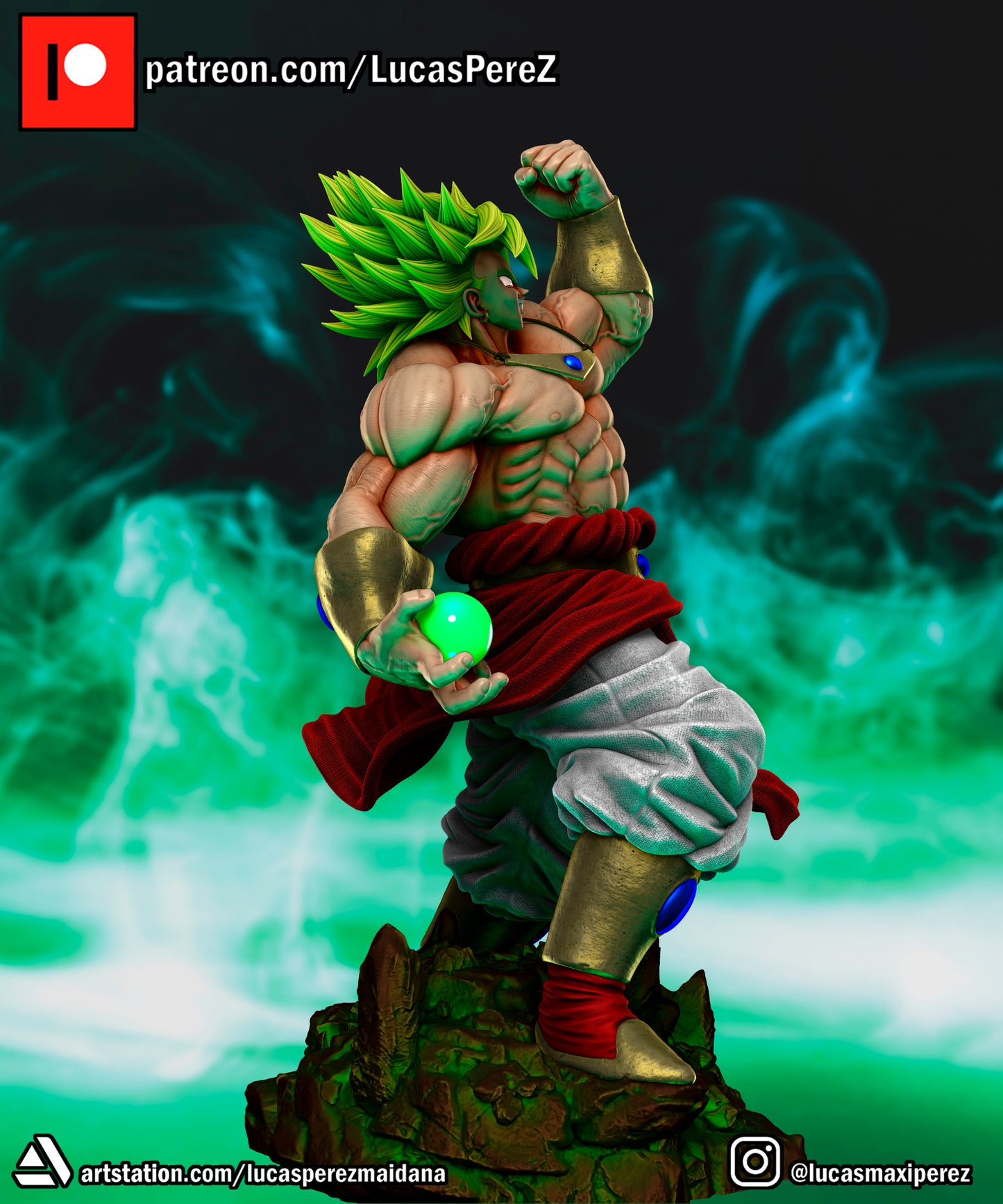 Broly Full Body 1:6 Scale | Dragon Ball Z Scale Model | Lucas Perez