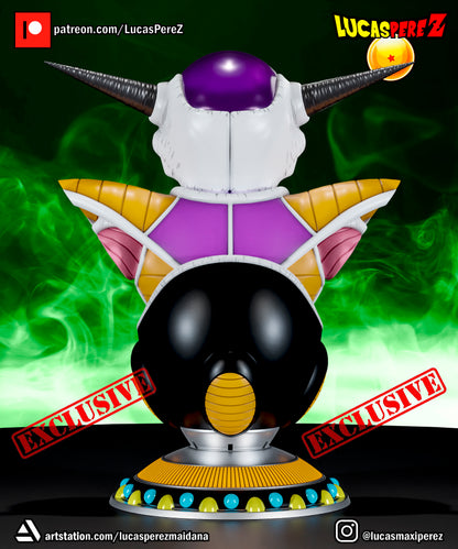 Frieza BUST 1:6 or 1:10 Scale | Dragon Ball Z Scale Model | Lucas Perez