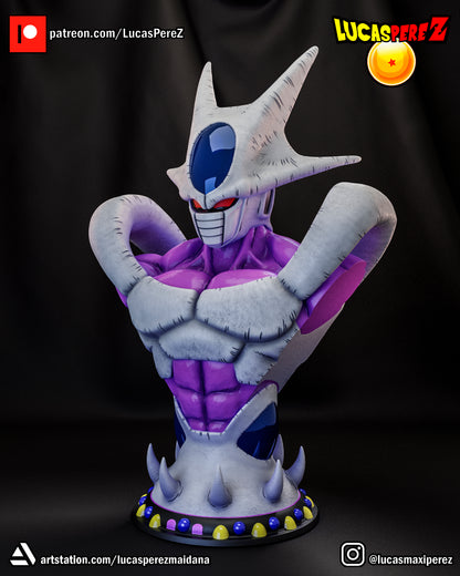 Cooler Bust 1:6 or 1:10 Scale | Dragon Ball Z Scale Model | Lucas Perez