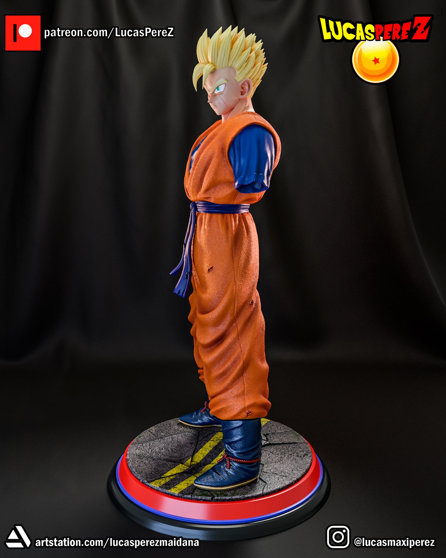 Future Gohan 1:6 Scale | Dragon Ball Z Scale Model | Lucas Perez