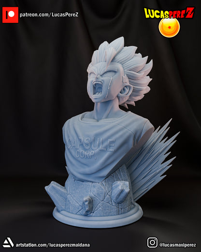 Future Trunks Bust 1:6 or 1:10 Scale | Dragon Ball Z Scale Model | Lucas Perez