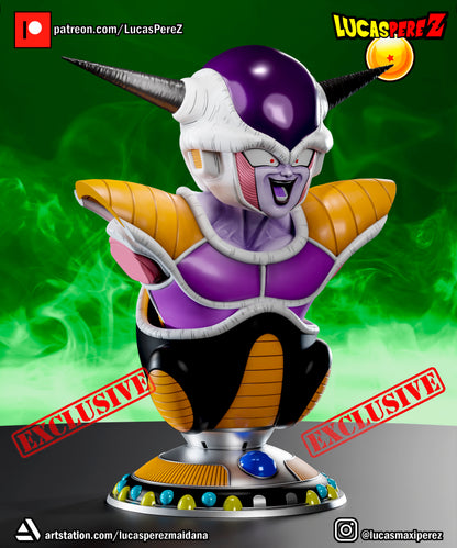 Frieza BUST 1:6 or 1:10 Scale | Dragon Ball Z Scale Model | Lucas Perez