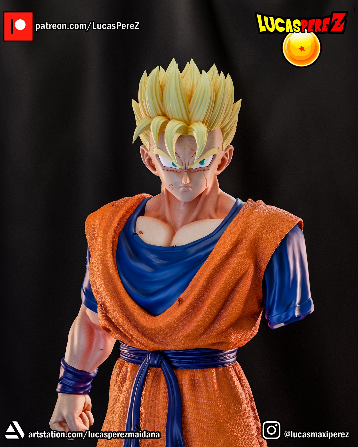 Future Gohan 1:6 Scale | Dragon Ball Z Scale Model | Lucas Perez