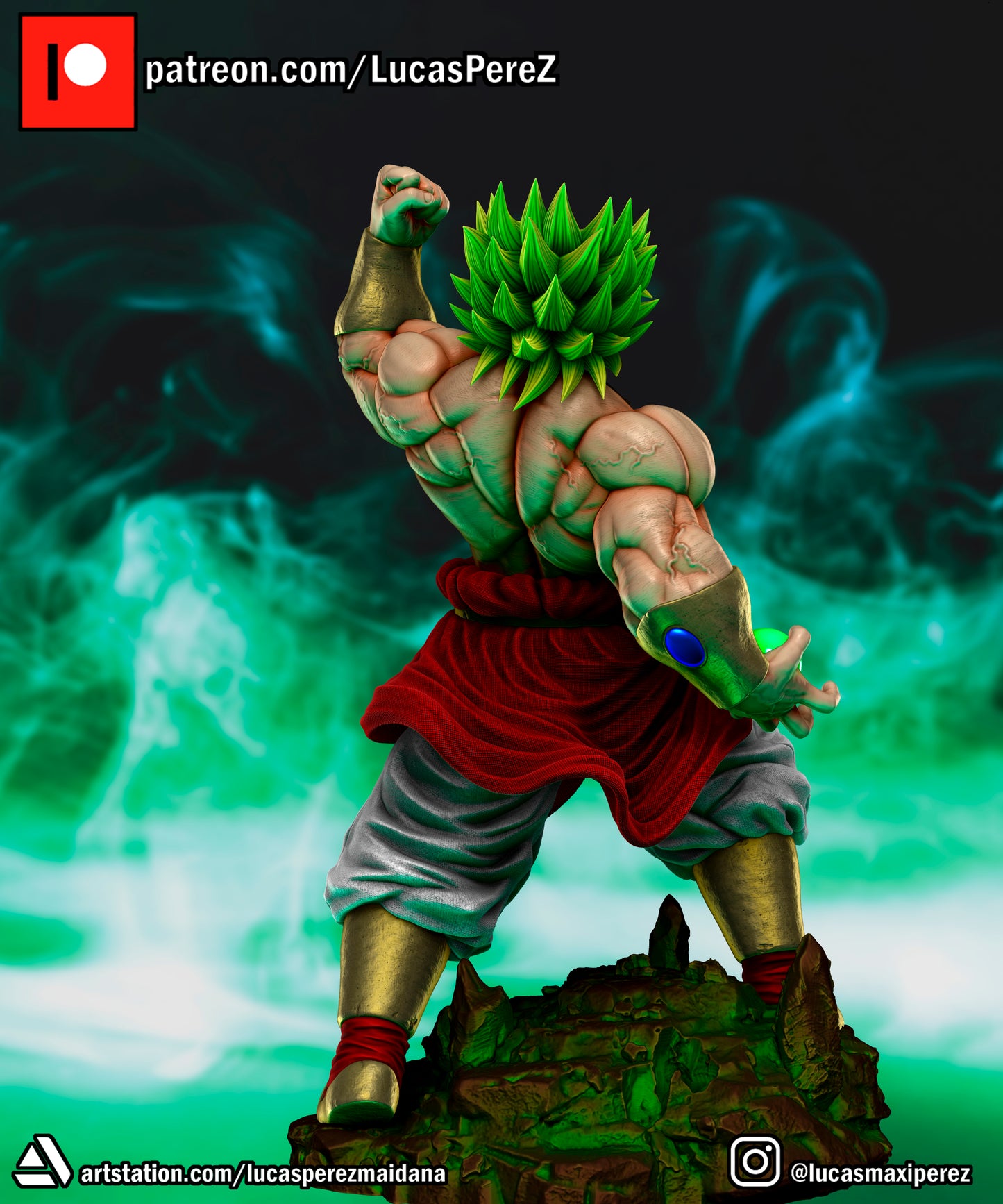 Broly Full Body 1:6 Scale | Dragon Ball Z Scale Model | Lucas Perez