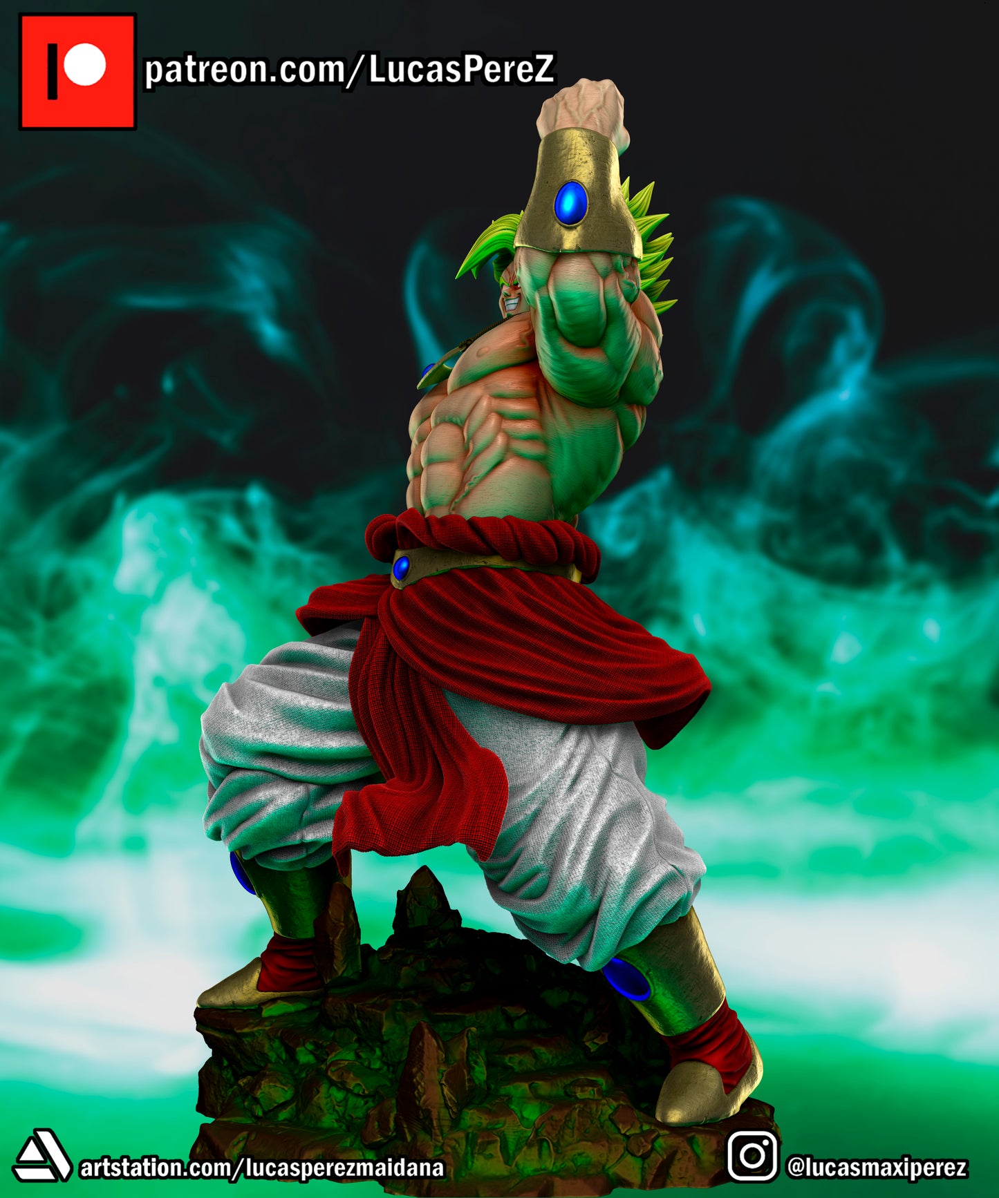 Broly Full Body 1:6 Scale | Dragon Ball Z Scale Model | Lucas Perez