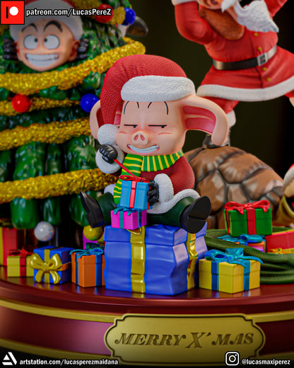 Xmas Special Set | Goku, Krillin, Oolong, Roshi, Turtle | Dragon Ball Z Scale Models | Lucas Perez