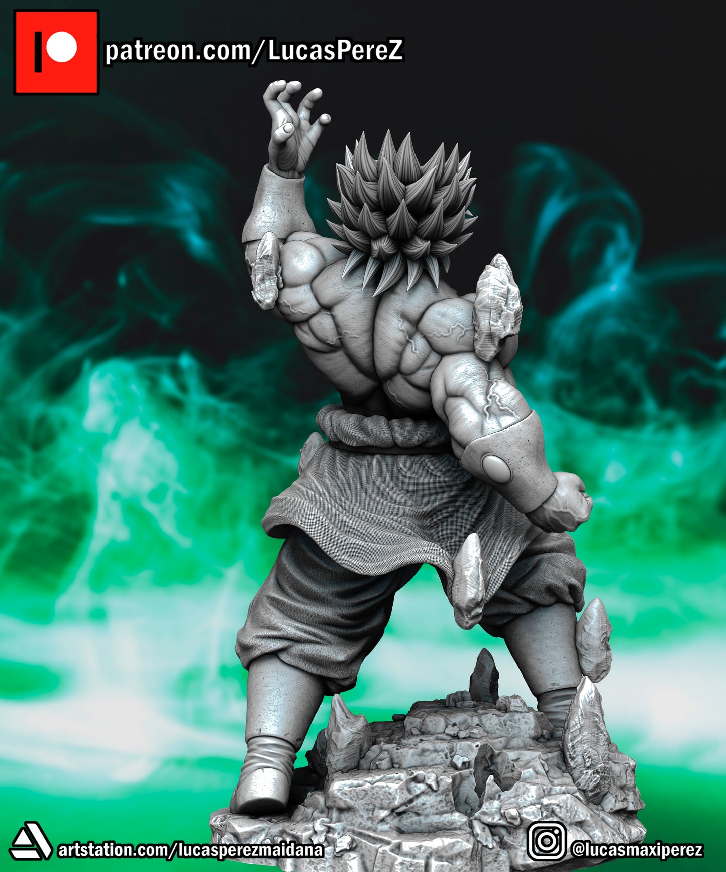 Broly Full Body 1:6 Scale | Dragon Ball Z Scale Model | Lucas Perez