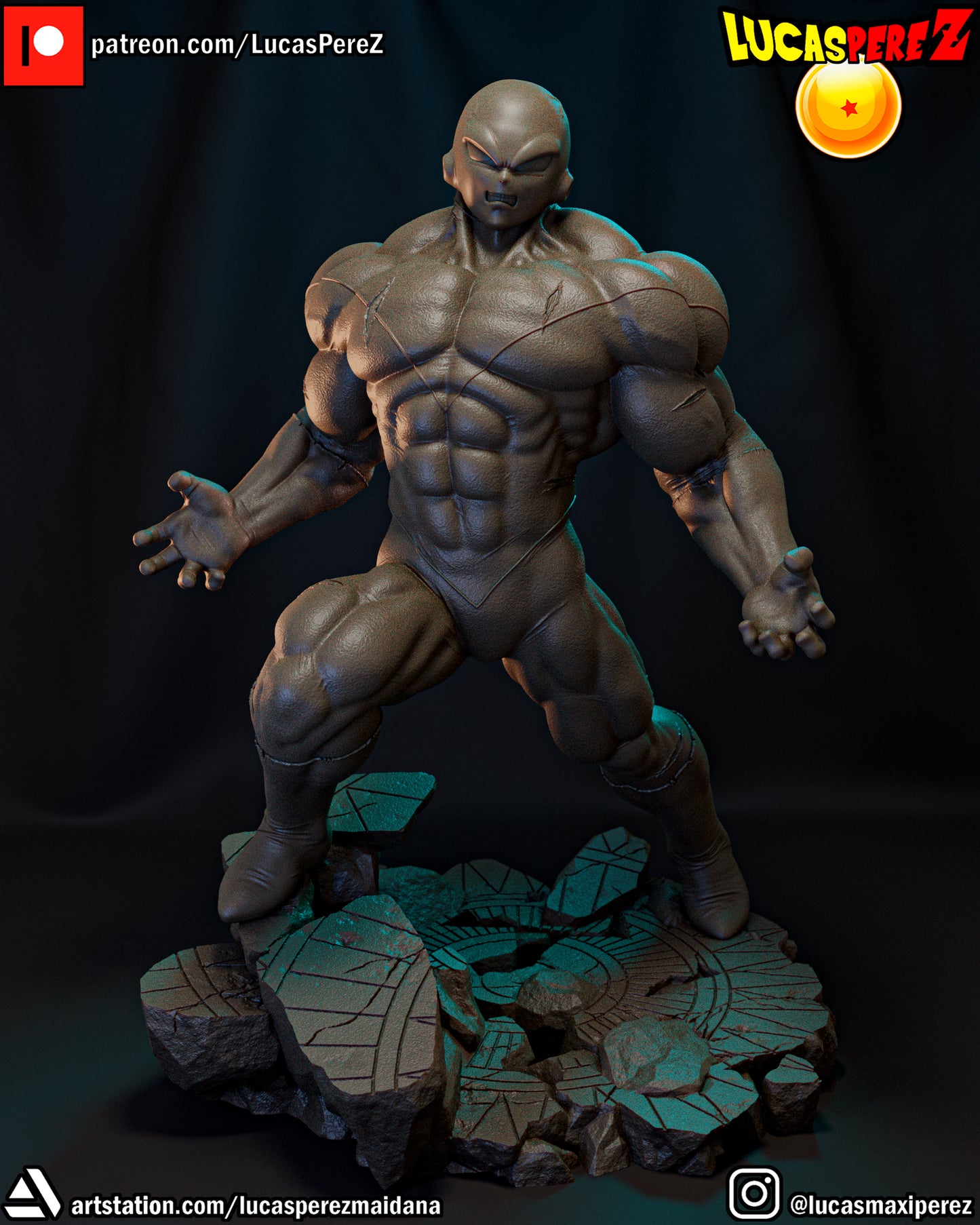 Jiren 1:6 Scale Model | Dragon Ball Z | Lucas Perez