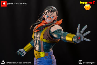 Super Android 17 1:6 Scale | Dragon Ball Z Scale Model | Lucas Perez