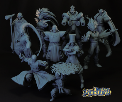 Hardcore Miniatures September 2022 Release: Android 16, Buu, Dabura, Gero, Kami, Kibito, Krillin, Raditz, Tien Shinhan, Vegeta