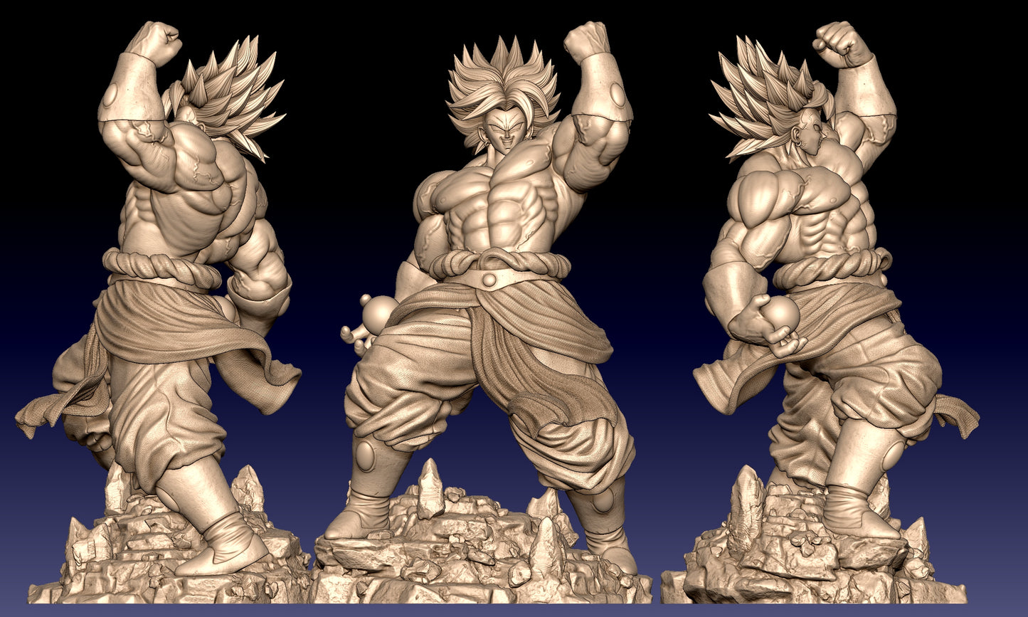 Broly Full Body 1:6 Scale | Dragon Ball Z Scale Model | Lucas Perez