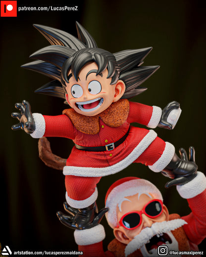 Xmas Special Set | Goku, Krillin, Oolong, Roshi, Turtle | Dragon Ball Z Scale Models | Lucas Perez