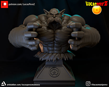 Toppo Bust 1:6 or 1:10 Scale | Dragon Ball Super Scale Model | Lucas Perez