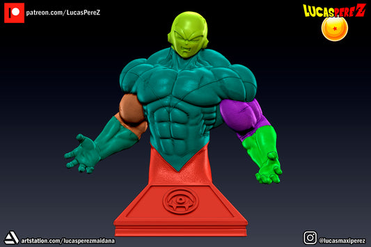 Jiren Bust 1:6 or 1:10 Scale | Dragon Ball Super Scale Model | Lucas Perez