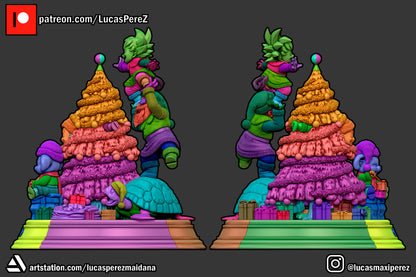 Xmas Special Set | Goku, Krillin, Oolong, Roshi, Turtle | Dragon Ball Z Scale Models | Lucas Perez