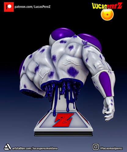 Frieza Namek Bust 1:6 or 1:10 Scale | Dragon Ball Z Scale Model | Lucas Perez