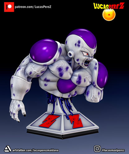 Frieza Namek Bust 1:6 or 1:10 Scale | Dragon Ball Z Scale Model | Lucas Perez