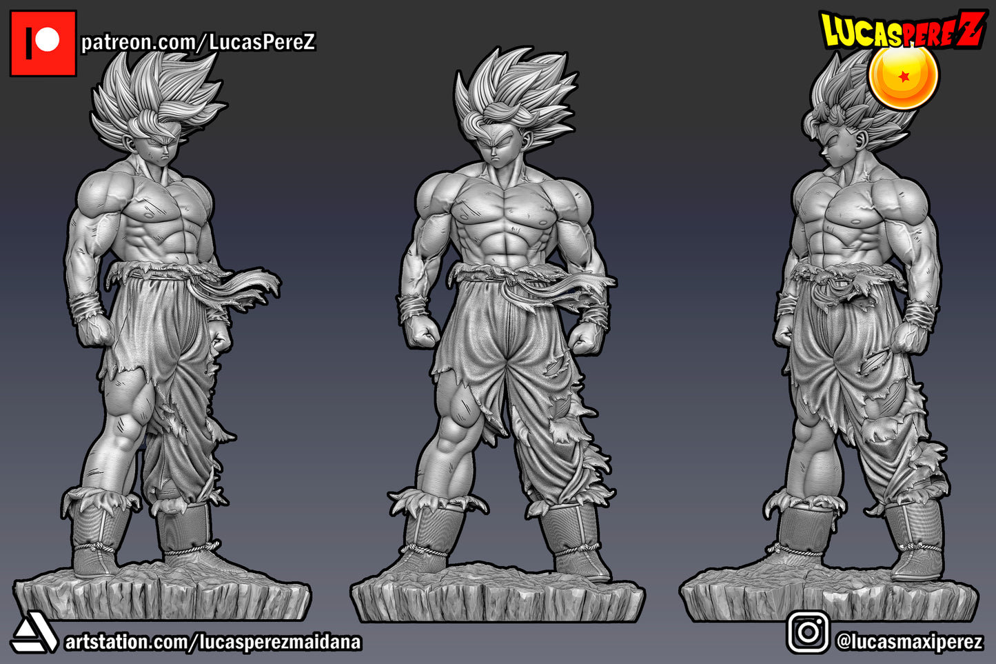 Goku Namek 1:6 Scale Model | Dragon Ball Z | Lucas Perez