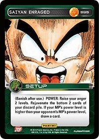 Saiyan Enraged | Panini: Set 1 | Starter | Normal | #S95