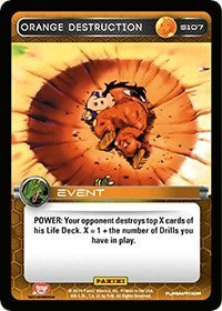 Orange Destruction | Panini: Set 1 | Starter | Foil | #S107