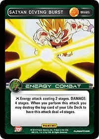 Saiyan Diving Burst | Panini: Set 1 | Starter | Foil | #S121